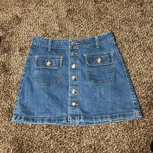 American Eagle Button Up Stretch Skirt size 4